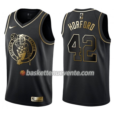 Maillot Basket Boston Celtics Al Horford 42 Nike Noir Gold Edition Swingman - Homme